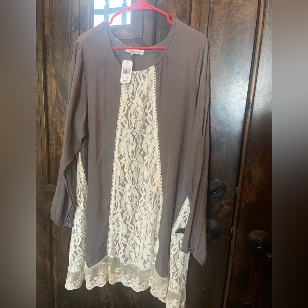 NWT gray Indigo Soul 2XL